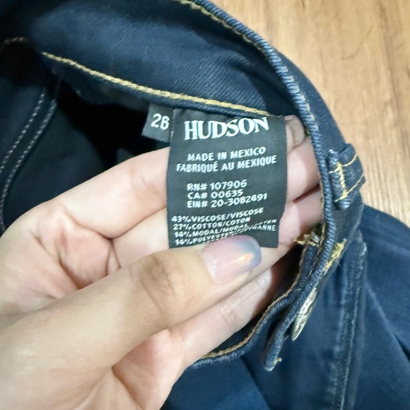 Hudson Nico Mid Rise Ankle Skinny Jeans in Obscurity - Picture 10 of 10